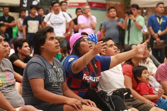 Así se vivió el evento ElClásico en Megaplaza organizado por LaLiga Santander. (Foto: LaLiga)