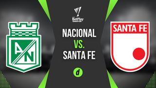 Nacional venció por 2-1 a Santa Fe en el Atanasio Girardot por Liga BetPlay 2022