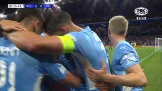 Grealish se la puso con la mano: gol de Nathan Aké para el 1-0 del Manchester City vs. Leipzig [VIDEO]