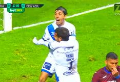 Quieren seguir de líderes: Pablo González anotó el 1-0 de Puebla ante Cruz Azul por el Apertura 2020 Liga MX [VIDEO]
