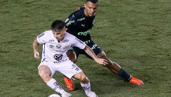Santos y Palmeiras vienen de eliminar a Boca y River, respectivamente, en la Copa Libertadores. (Getty)