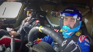 Se metió a las dunas: Fernando Alonso probó el coche ganador del Dakar 2019 [VIDEO]