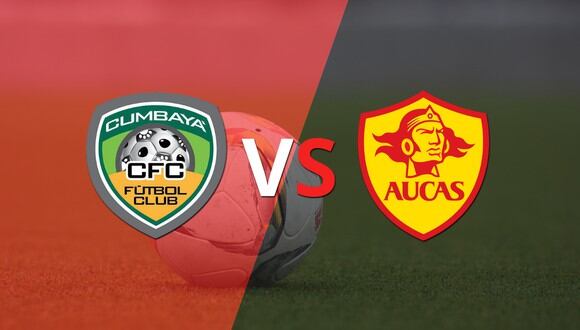 Empate a 0 en el comienzo del segundo tiempo entre Cumbayá FC y Aucas