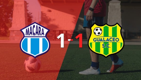 Gualaceo empató 1-1 en su visita a Macará