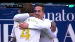 Liquida el partido: Lucas Vázquez anota el 3-1 del Real Madrid vs Osasuna en El Sadar a pase de Benzema [VIDEO]