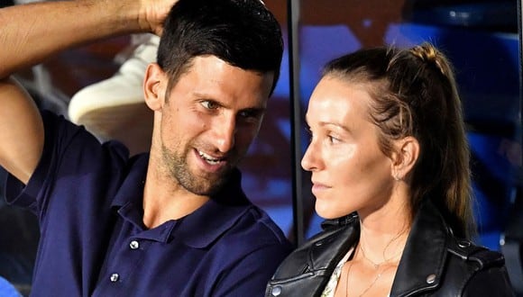 Jelena y Novak Djokovic se conocen desde que son adolescentes (Foto: AFP)