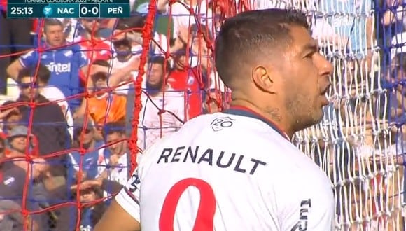 Luis Suárez intervino para calmar a los hinchas de Nacional. Foto: Captura de pantalla de @SC_ESPN.