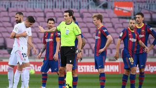 El escandaloso error de Martínez Munuera en el acta arbitral del Barcelona vs. Real Madrid