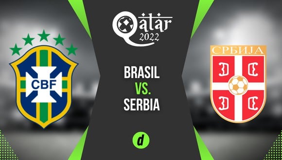 Brasil vs Serbia: fecha, hora y canales del debut en Mundial Qatar 2022. (Depor)