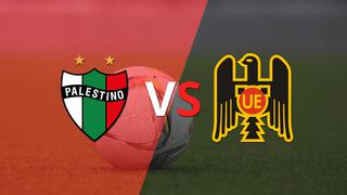 ¡Ya se juega la etapa complementaria! Palestino vence Unión Española por 1-0