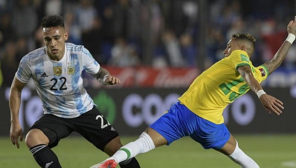 TyC Sports, Argentina vs Brasil EN VIVO en San Juan: juegan por Elimiantorias Qatar 2022. (Foto: AFP)