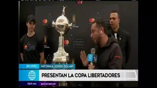 Exhiben trofeo de la Copa Libertadores al público peruano