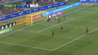 De '9′, en el área: Raúl Ruidíaz marcó el 2-0 de Seattle Sounders en la MLS [VIDEO]
