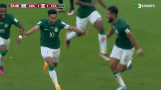 ¡De otro planeta! Gol de Al Dawsari para el 2-1 de Arabia Saudita vs. Argentina por el Mundial [VIDEO]