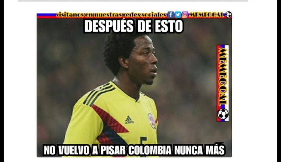 Colombia quedó eliminada y no pudo avanzar a los cuartos de final del Mundial. (Captura: Facebook)