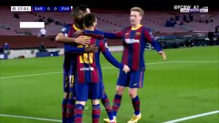 No podía ser otro: Lionel Messi y el 1-0 del Barcelona vs. PSG por octavos de la Champions [VIDEO]