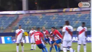 ¡Baldazo de agua fría! Gustavo Gómez anota el 1-0 de Paraguay vs. Perú [VIDEO]