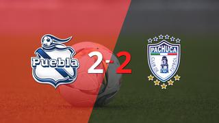 Doblete de Nicolás Ibáñez en el empate a 2 entre Pachuca y Puebla