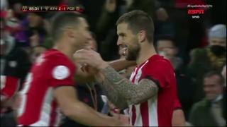 Sobre el final: Íñigo Martínez puso el 2-1 del Barcelona vs. Athletic Club [VIDEO]