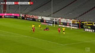 De taco y desde el suelo: Kimmich marcó el 3-2 del Bayern vs Borussia por la Supercopa Alemana [VIDEO]