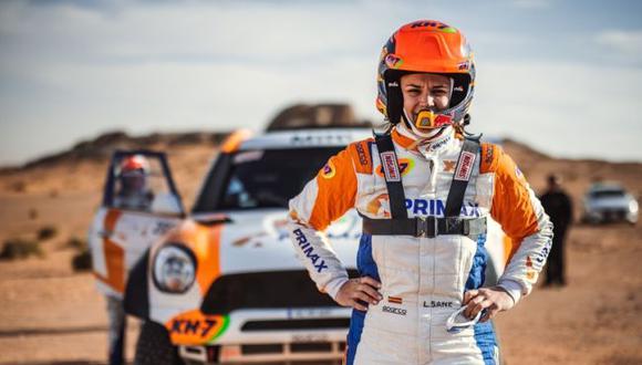 Laia Sanz se alista par el Dakar 2022 en el Rally de Hail. (Primax)