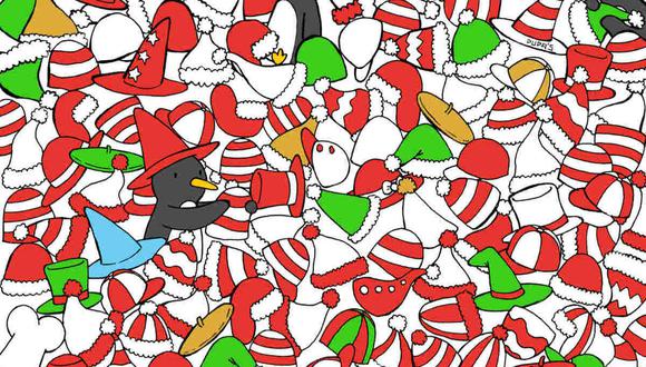 En esta imagen hay un calcetín y un gorro de Santa Claus. ¿Puedes hallarlos? (Foto: dudolf.com)