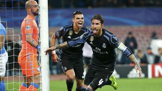 Real Madrid ganó 3-1 a Napoli y clasificó a cuartos de final de Champions League