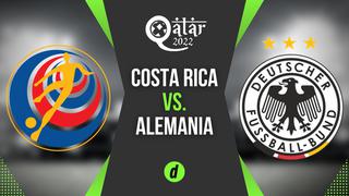 Costa Rica vs. Alemania: fecha, horarios y canales del partido por Mundial Qatar 2022