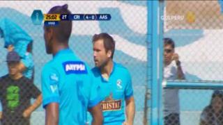 Sporting Cristal: Renzo Revoredo se falló un gol solo frente al arco [VIDEO]