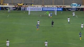 Desorden defensivo de Universitario generó el tercer gol de Capiatá [VIDEO]