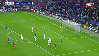 Era un golazo ‘a lo Messi’: el disparo de Demir que fue al palo en Barcelona vs. Benfica [VIDEO]