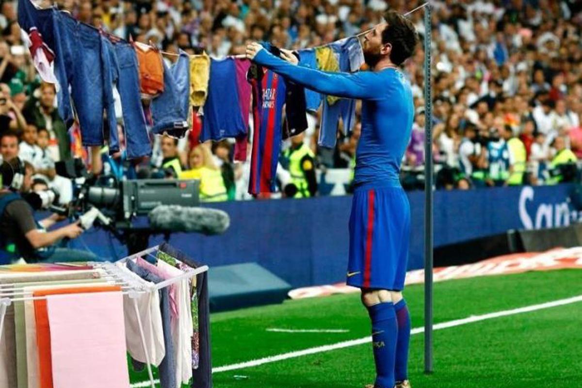Los memes Messi por su sacarse la camiseta en el Bernabéu | | DEPOR