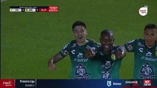 Sacó las garras: gol de Víctor Dávila para el 1-1 del América vs. León por la Liga MX 2021 [VIDEO]