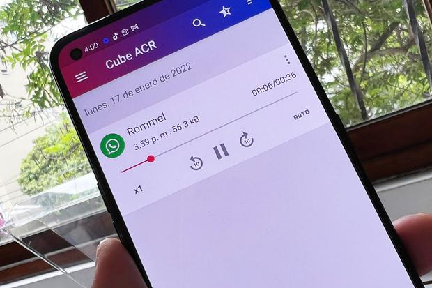 Con la app Cube ACR podrás grabar una llamada de WhatsApp sin demasiados problemas. (Foto: MAG)