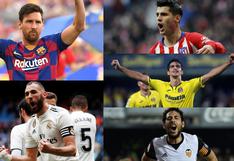 Con Messi al acecho de Benzema: así va el top 20 de los máximos goleadores de LaLiga Santander 2019-20 [FOTOS]
