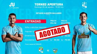 Sporting Cristal: se agotaron entradas para el partido ante Sport Rosario en el Gallardo