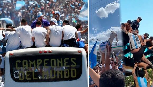 Los mejores videos de la caravana de la selección argentina por las calles de Buenos Aires (Foto: composición Depor/Europa Press).