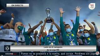 “Aquino no lo puede creer todavía”: así levantó el peruano el trofeo de campeón de la Liga MX [VIDEO]