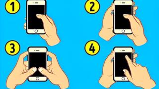 Descubre qué tipo de persona eres en el test visual según la manera de sostener el celular