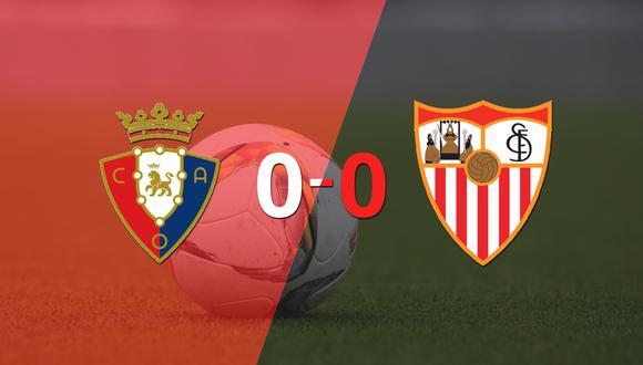 Cero a cero terminó el partido entre Osasuna y Sevilla