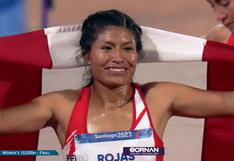 ¡Otra medalla de oro para Perú! Luz Mery Rojas ganó en atletismo en Santiago 2023