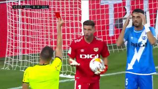 Estreno con roja: Luca Zidane fue expulsado tras falta en el área en el Sevilla vs. Rayo [VIDEO]