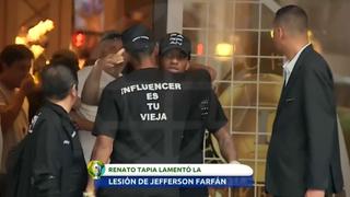 En el dolor, hermanos: Tapia fue a despedir a Farfán tras la lesión que dejó a la 'Foquita' sin Copa América [VIDEO]