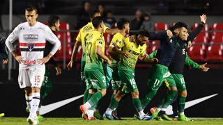 Sao Paulo quedó eliminado de la Copa Sudamericana tras empatar 1-1 con Defensa y Justicia