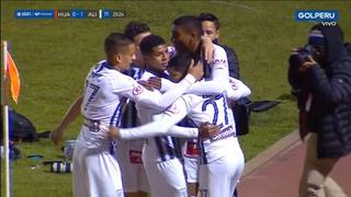 Marcó su décimo gol: Kevin Quevedo puso el 1-0 para Alianza Lima frente a Sport Huancayo en la Liga 1[VIDEO]