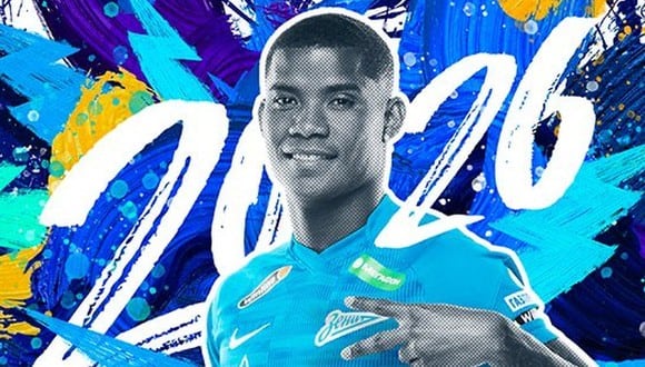 Wilmar Barrios llegó al Zenit en la temporada 2019. (Captura: Twitter)