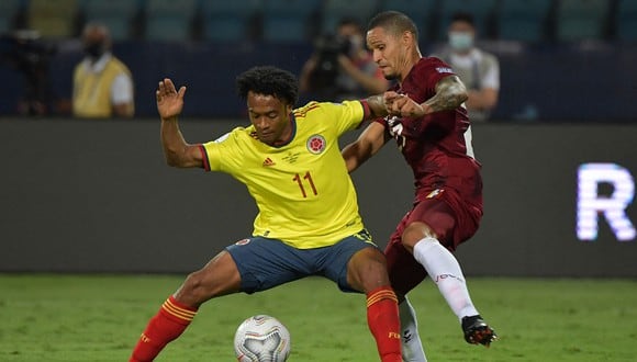 Venezuela empató sin goles ante Colombia por Copa América 2021. El jugador del partido fue el arquero Wuilker Faríñez. (Foto: AFP)