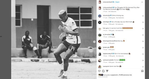El jugador nigeriano borro todas sus fotos pero la de Pumas.