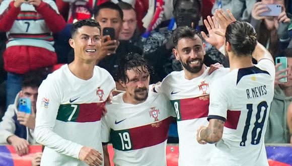 Portugal no tuvo mayores problemas para vencer a República Checa en la Liga de Naciones. (Foto: AP)