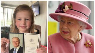 Niña que le escribió a la reina Isabel II por la muerte del príncipe Felipe recibe sorpresiva respuesta